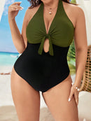 HollowGlow Plus One-Piece Swimsuit