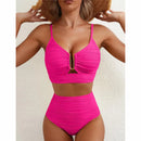 Hollow-Out U-Neck Bikini Set