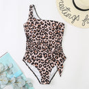 Leopard One-Shoulder Monokini