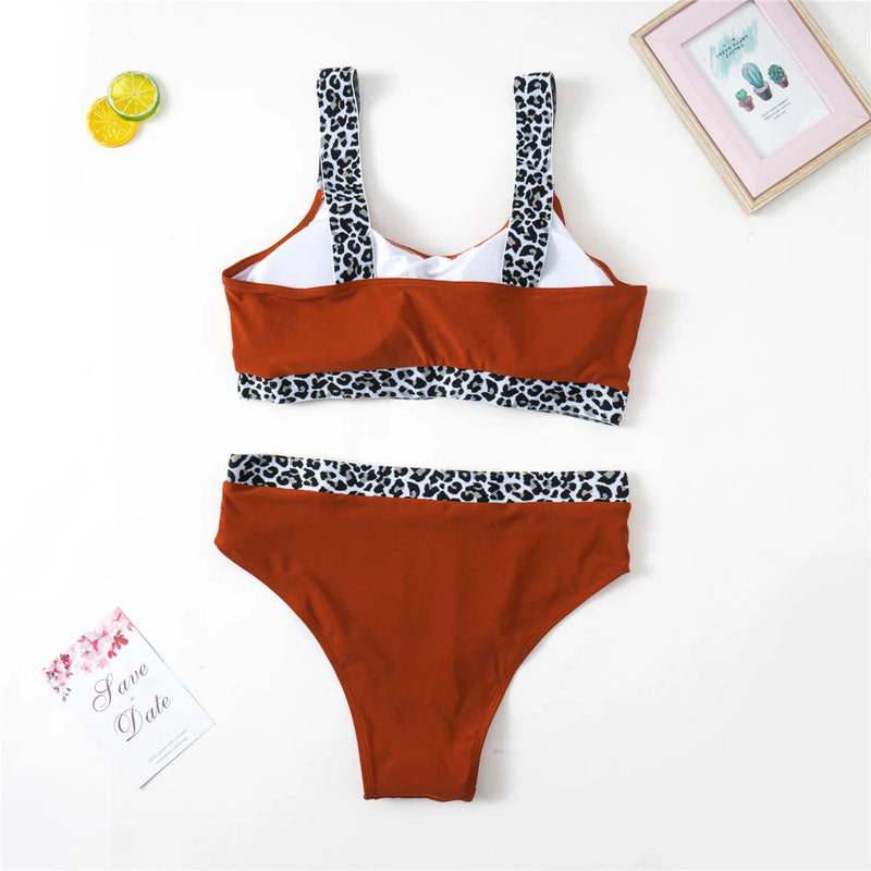 Leopard Print Bikini - 2 Pieces