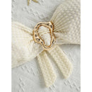 Metal Buckle Micro Bikini Set – 3 Piece