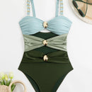 Sculpted Chic Cut-Out Swimsuit Set