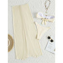 Metal Buckle Micro Bikini Set – 3 Piece