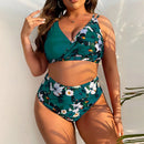 Tropical Leafy Boost High Waist Bikini