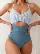 Striped Chic One-Piece Swimsuit