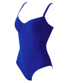 Swimsuit with padded cups and back ties