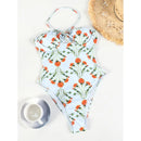 Halter Bandage Cut-Out One-Piece Swimsuit