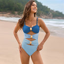 Sculpted Chic Cut-Out Swimsuit Set