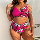 Tropical Leafy Boost High Waist Bikini