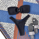Textured Ring Bandeau Bikini