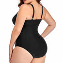 Waist Defining V-Neck Swimsuit