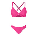 Printed Cross Strap Bikini