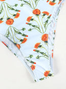 Halter Bandage Cut-Out One-Piece Swimsuit