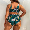 Tropical Leafy Boost High Waist Bikini