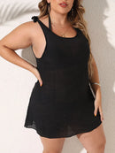 Beach cover-up with tie-up – Summer