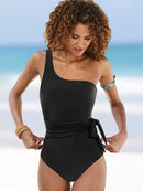 Leopard One-Shoulder Monokini