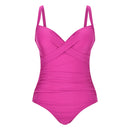 A-line swimsuit - sides with slimming effect