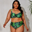 Tropical Plus Bikini - With Ties