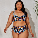 Tropical Plus Bikini - With Ties