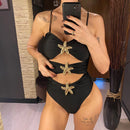 Starfish Cutout One-Piece Swimsuit
