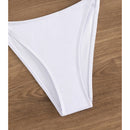 Strapless Ruched Micro Bikini Set