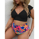 Floral Waves CurveFit - Bikini set
