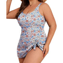 Floral swim dress style swimsuit - Charm