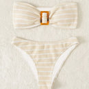 Maragogi bikini taking that falls striped