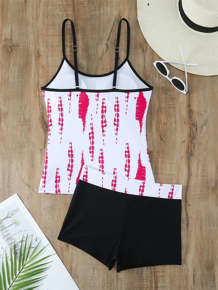 Tankini with Boxer Swim Shorts