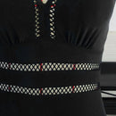 Waist Defining V-Neck Swimsuit