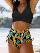 Rebeka Floral Cut-Out Bikini Set