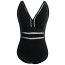 Waist Defining V-Neck Swimsuit