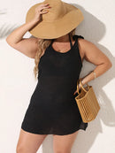 Beach cover-up with tie-up – Summer