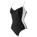 Swimsuit with padded cups and back ties