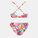Printed Cross Strap Bikini