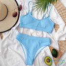 Neon Sporty Two-Piece Bikini