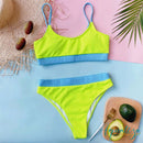 Neon Sporty Two-Piece Bikini